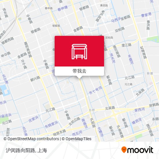 沪闵路向阳路地图