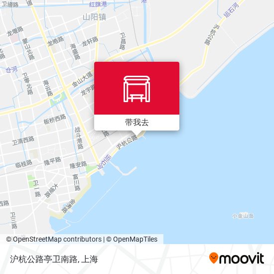 沪杭公路亭卫南路地图