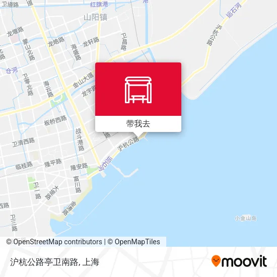 沪杭公路亭卫南路地图