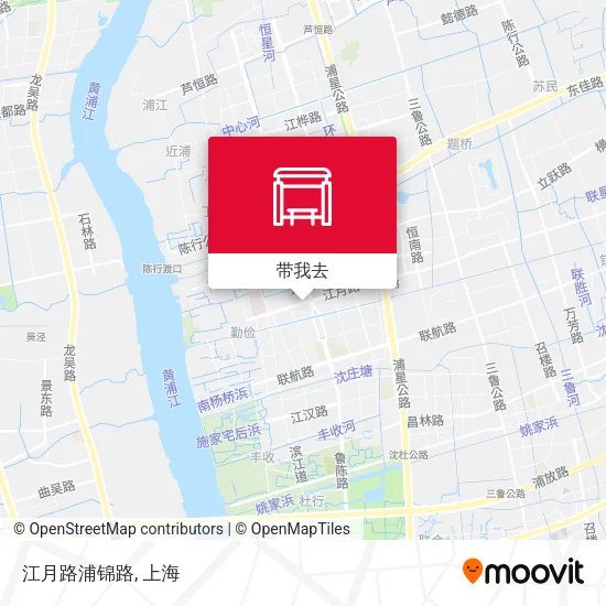 江月路浦锦路地图