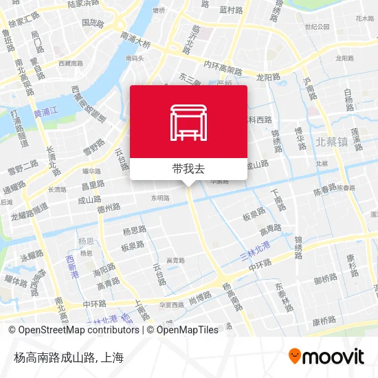 杨高南路成山路地图
