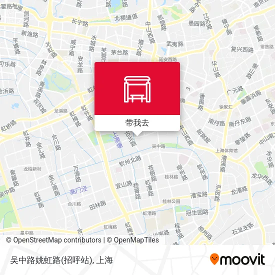 吴中路姚虹路(招呼站)地图