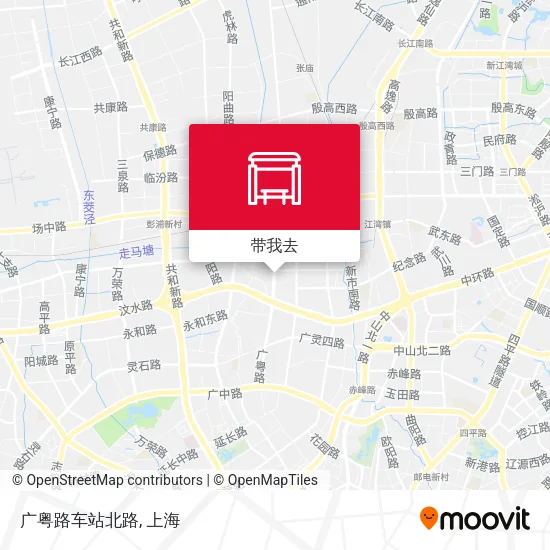 广粤路车站北路地图