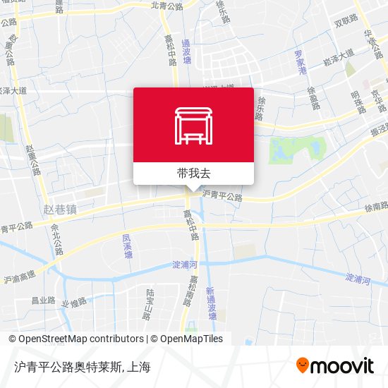 沪青平公路奥特莱斯地图