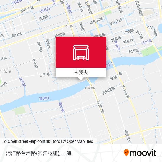 浦江路兰坪路(滨江枢纽)地图