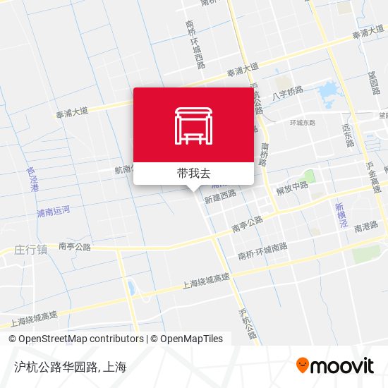 沪杭公路华园路地图