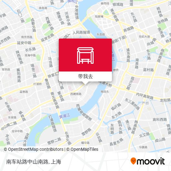 南车站路中山南路地图