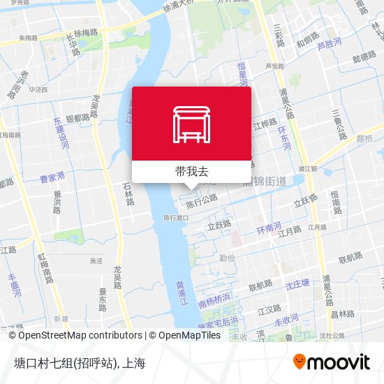 塘口村七组(招呼站)地图