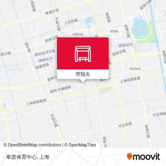 奉贤体育中心地图