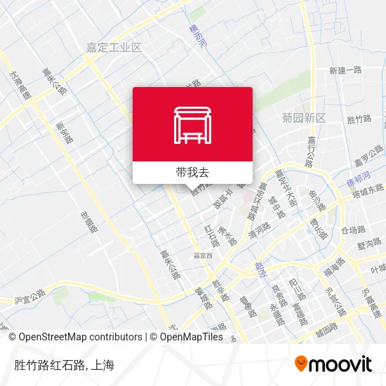 胜竹路红石路地图