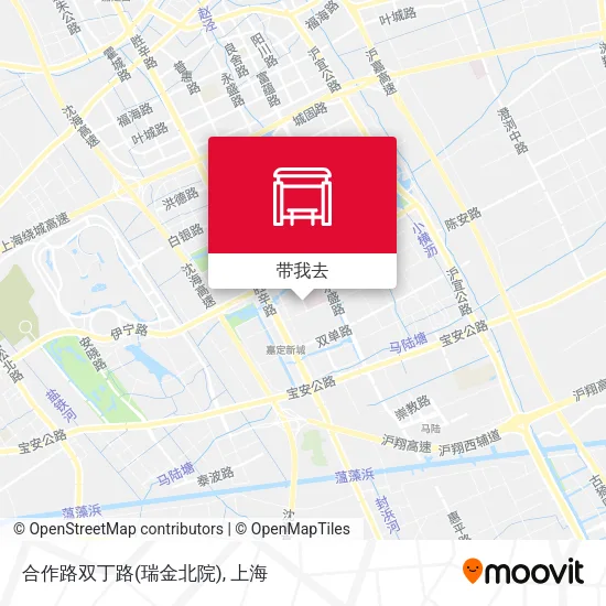 合作路双丁路(瑞金北院)地图