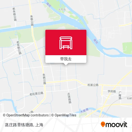 蒸庄路章练塘路地图