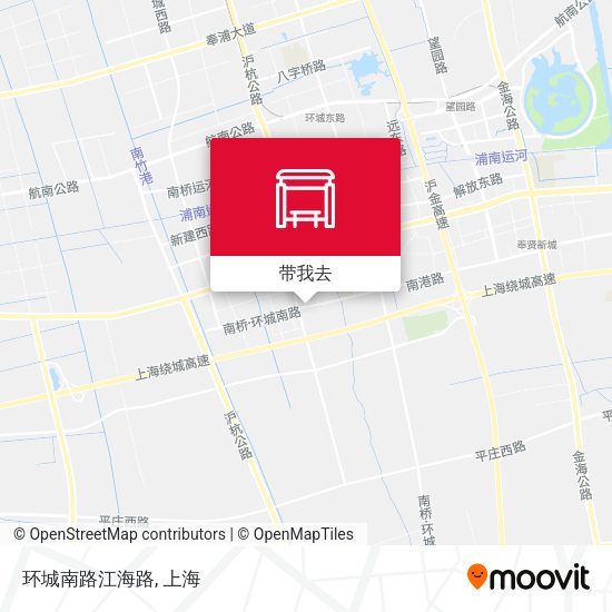 环城南路江海路地图
