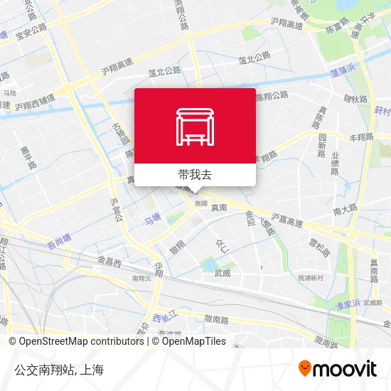 公交南翔站地图