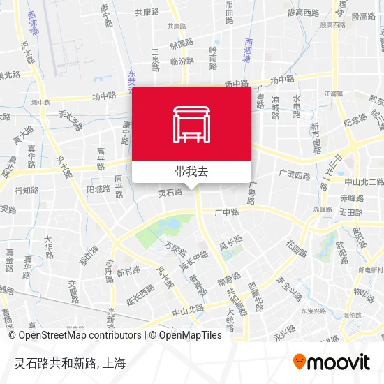 灵石路共和新路地图