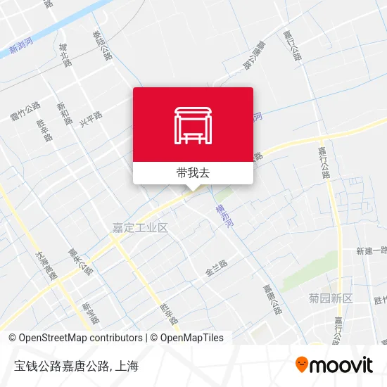 宝钱公路嘉唐公路地图