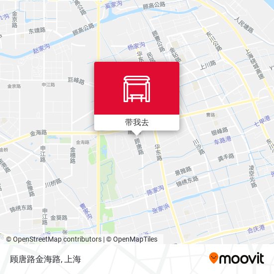 顾唐路金海路地图