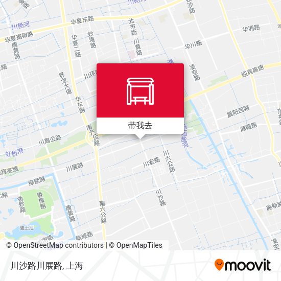 川沙路川展路地图