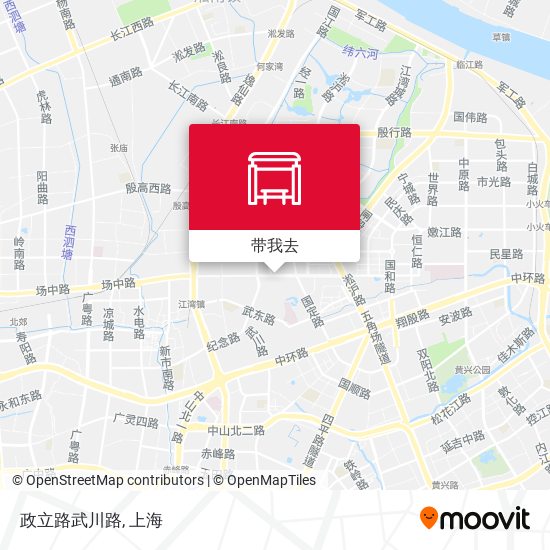 政立路武川路地图