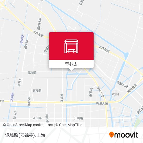 泥城路(云锦苑)地图