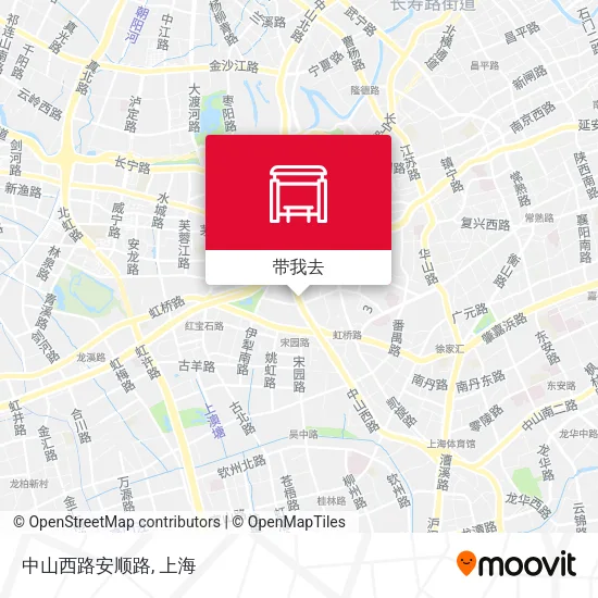 中山西路安顺路地图