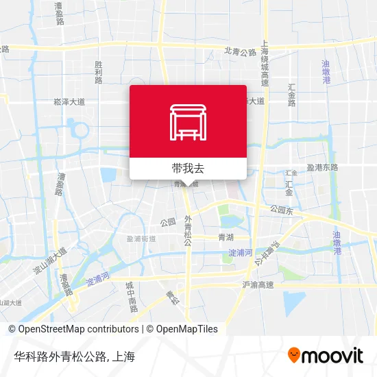 华科路外青松公路地图