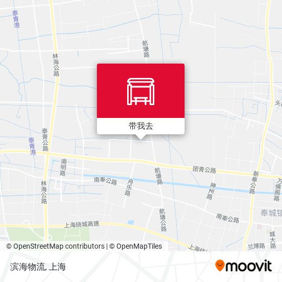 滨海物流地图