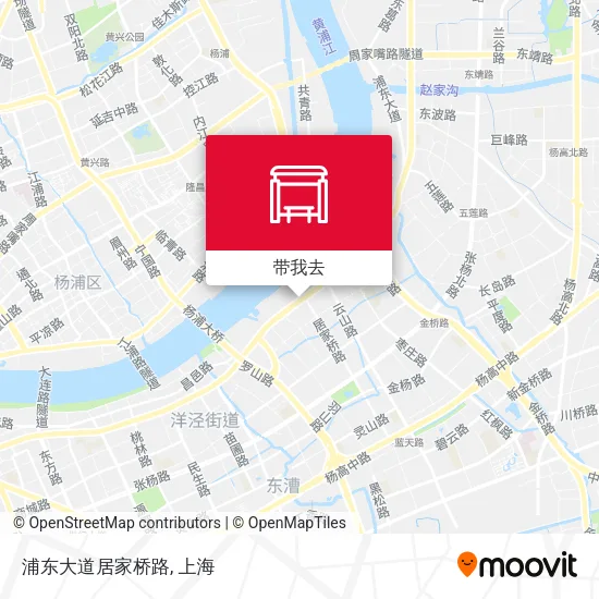 浦东大道居家桥路地图