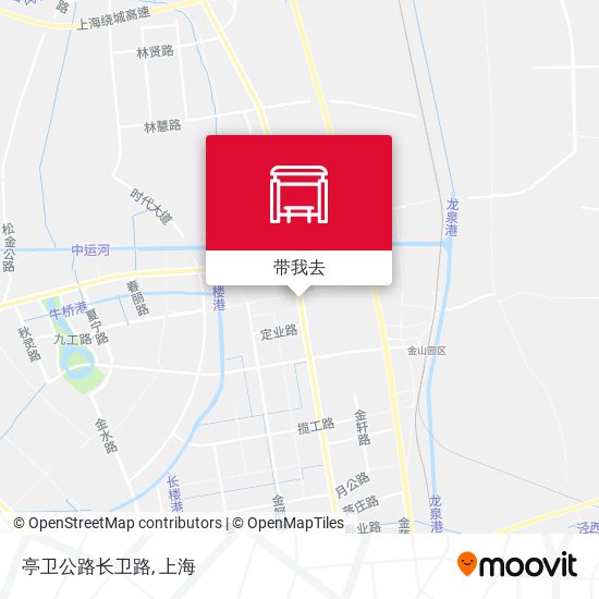 亭卫公路长卫路地图