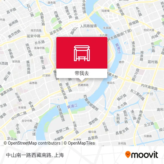 中山南一路西藏南路地图