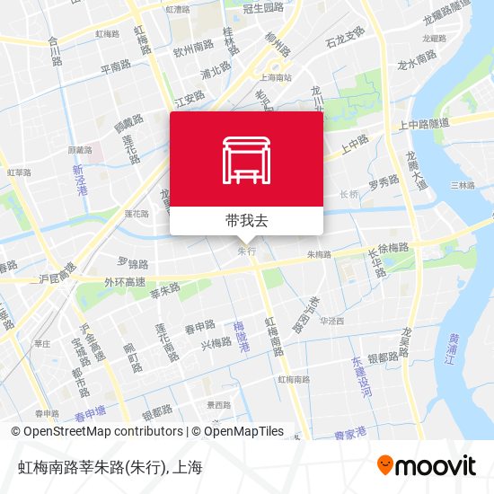 虹梅南路莘朱路(朱行)地图