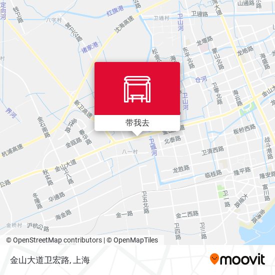 金山大道卫宏路地图