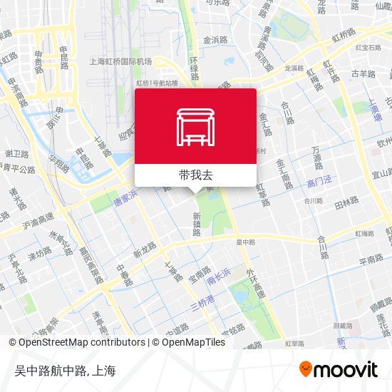 吴中路航中路地图