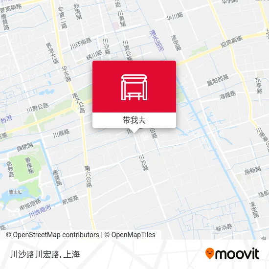 川沙路川宏路地图