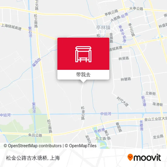 松金公路古水塘桥地图