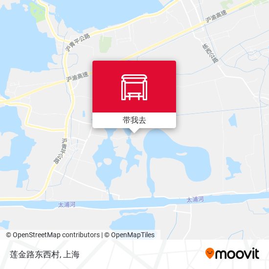 莲金路东西村地图