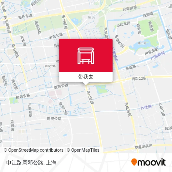 申江路周邓公路地图