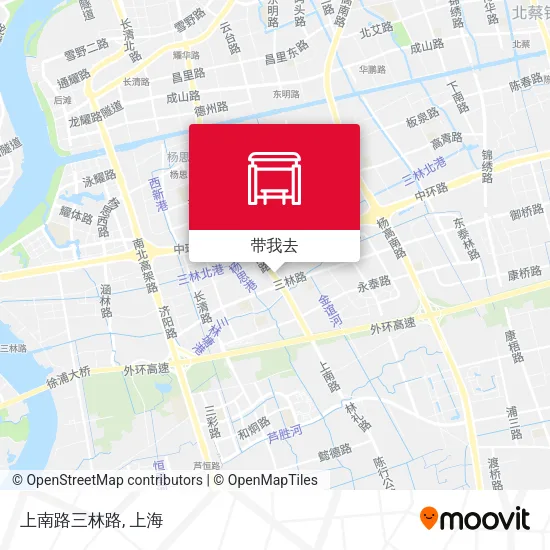 上南路三林路地图