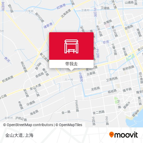 金山大道地图