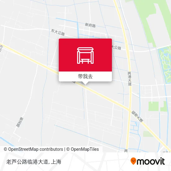 老芦公路临港大道地图