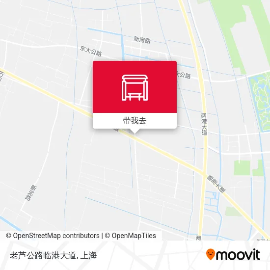 老芦公路临港大道地图