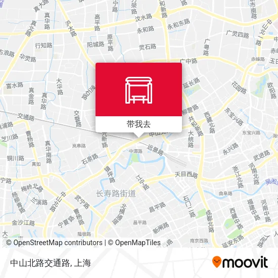 中山北路交通路地图