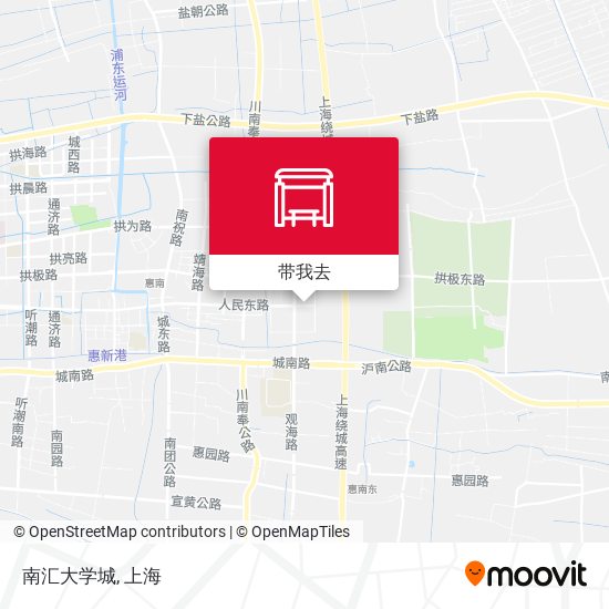 南汇大学城地图