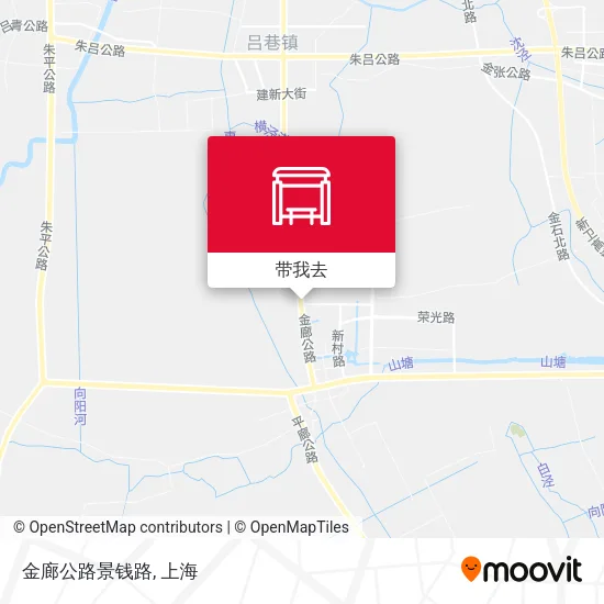 金廊公路景钱路地图