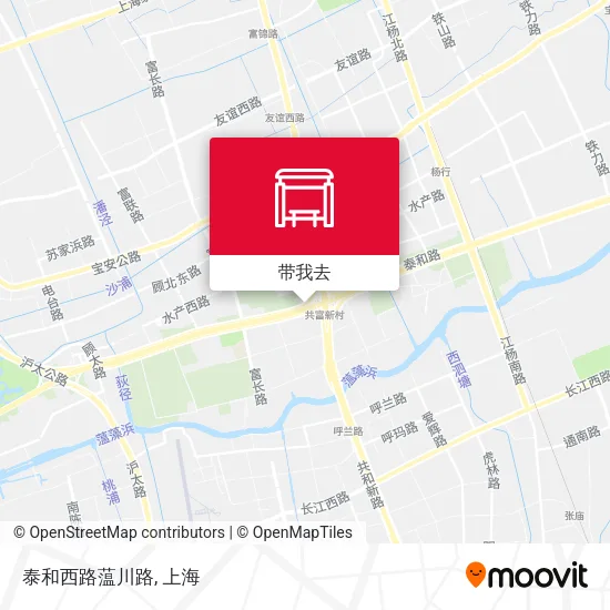泰和西路蕰川路地图