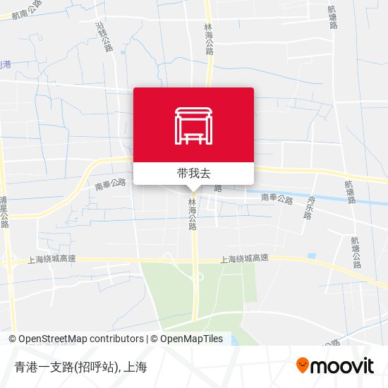 青港一支路(招呼站)地图