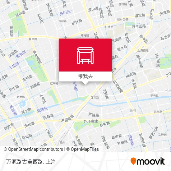 万源路古美西路地图