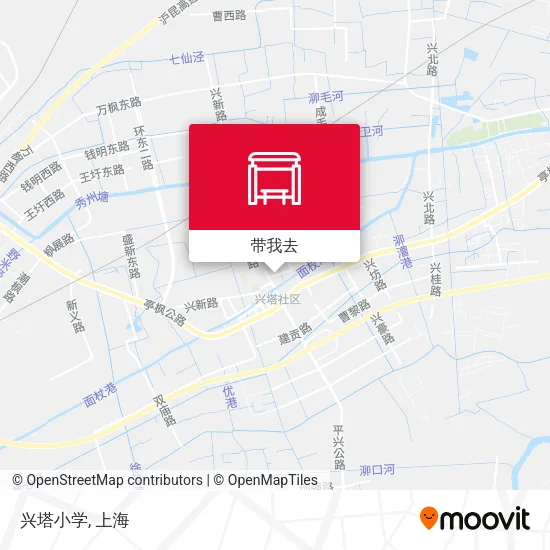 兴塔小学地图