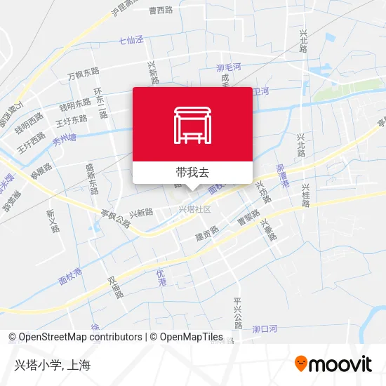 兴塔小学地图
