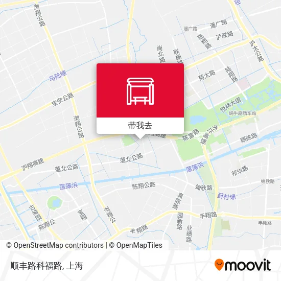 顺丰路科福路地图